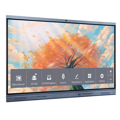 20タッチポイント 75 インチ LCD スマートボード インタラクティブなタッチソリューションのための学校オフィス会議 インタラクティブなフラットパネル