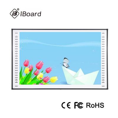 アルミニウム120インチの教室の相互Whiteboard USB 1.1の赤外線
