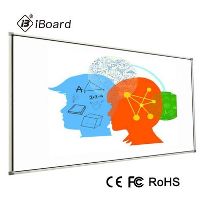 壁に取り付けられた80インチの赤外線接触Whiteboard陶磁器のDC 4.7V