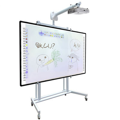 86インチ インタラクティブなホワイトボード スマートテレビモニター 学校用プロジェクター付きのボード