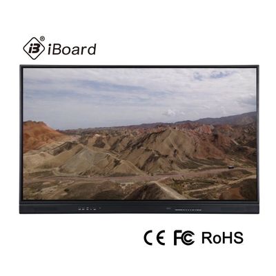 20タッチポイント 75 インチ LCD スマートボード インタラクティブなタッチソリューションのための学校オフィス会議 インタラクティブなフラットパネル