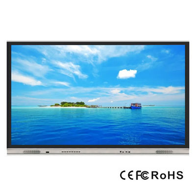 UHD 4K インタラクティブタッチスクリーンモニターゼロギャップ ガラス スマートテレビ ホワイトボード