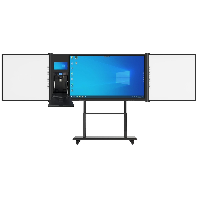 75インチインタラクティブディスプレイ アンドロイド ウィンドウズ マルチタッチ 4K UHD LED 黒板 スマートホワイトボード カメラ マイク スキャナー ビジュアライザー