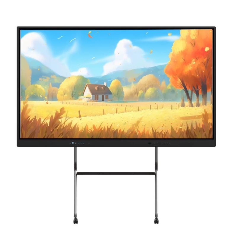 Android 13 LEDインタラクティブホワイトボード 40 タッチポイント 86インチ スマートテレビ ディスプレイ WIFI BTHOTSPOT 学校教育用