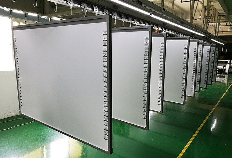 2015年 NEEQ株式市場で上場 Iboard インタラクティブなホワイトボード 純アルミ合金銀砂吹きデザイン