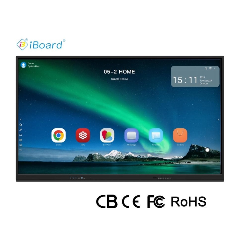 CIboard 65インチ スマートテレビモニター ブラックボード インタラクティブなフラットパネル タッチスクリーン