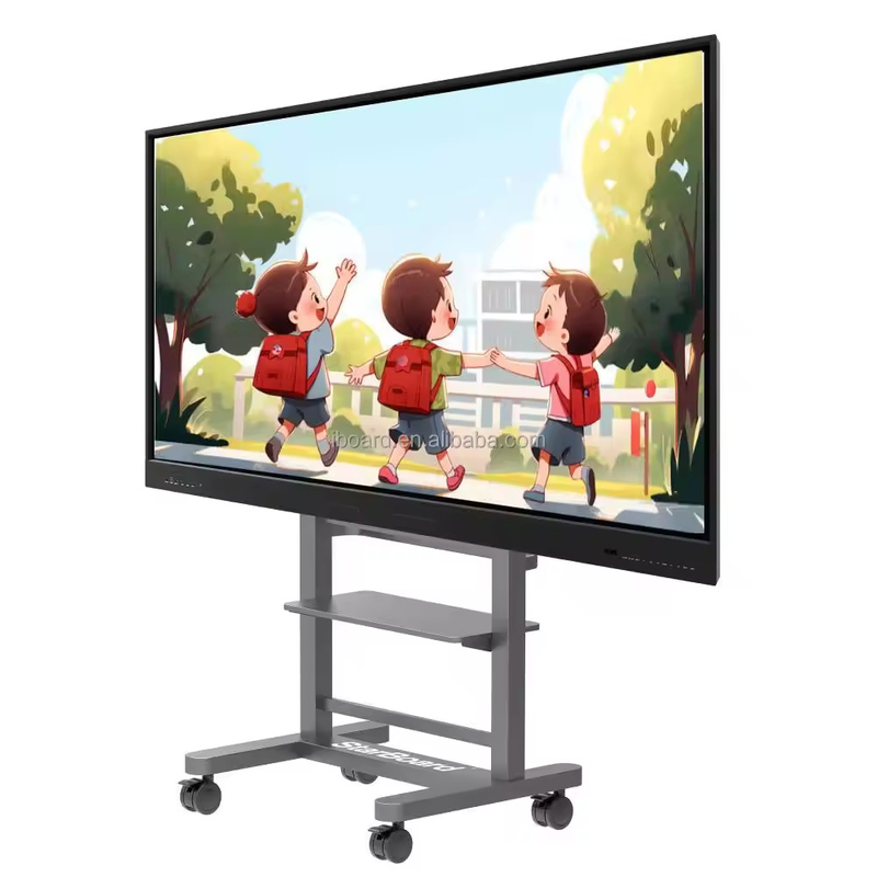 75インチ 4K スマートホワイトボード LCDインタラクティブなタッチスクリーン 教育会議用のフラットパネル