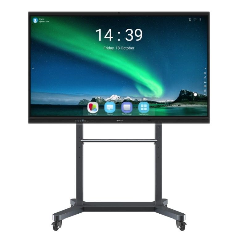 工場直行 65 75 86 98 105 110 インチ 4K インタラクティブなフラットパネル デジタルタッチスクリーン LCD スマートホワイトボード 学校教室用