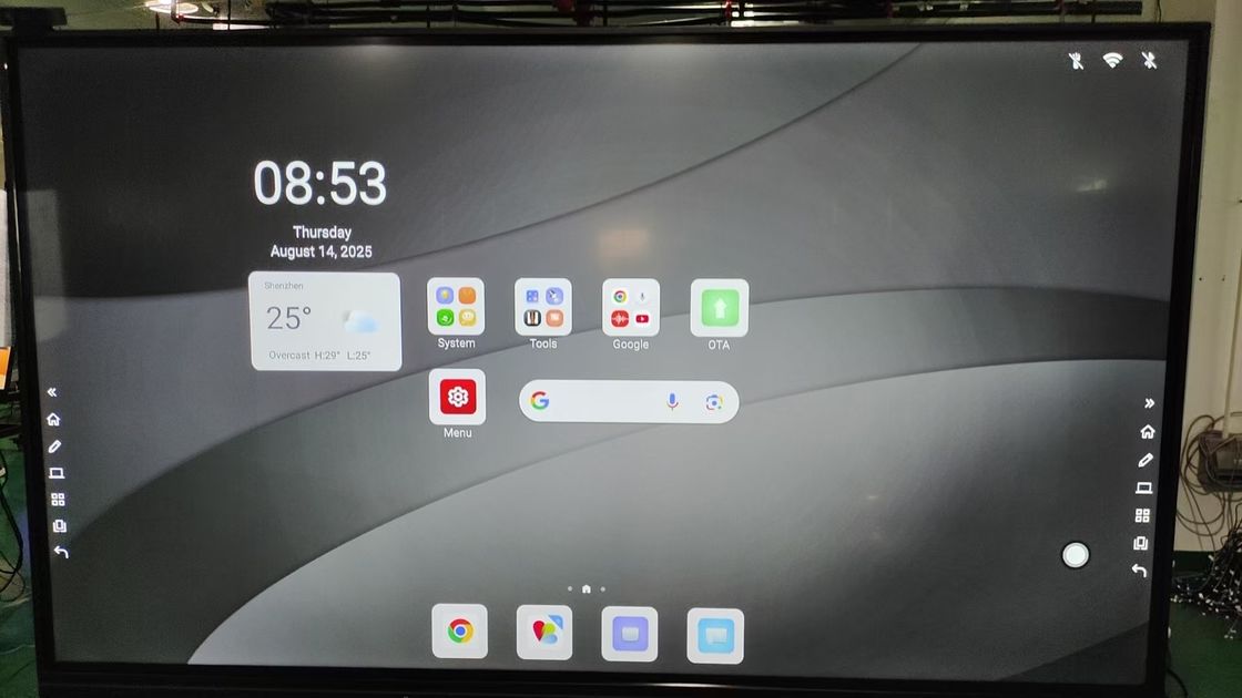 工場出口 赤外線タッチ技術 インタラクティブなタッチスクリーン モニター インタラクティブなテレビ タッチスクリーン ホワイトボード Android 13 14 内蔵