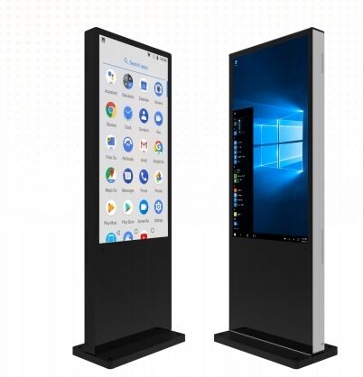 タッチスクリーンキオスク 55インチ アンドロイドスタンドIR PCAP ウィンPC スーパーマーケットオフィス向け 商業用