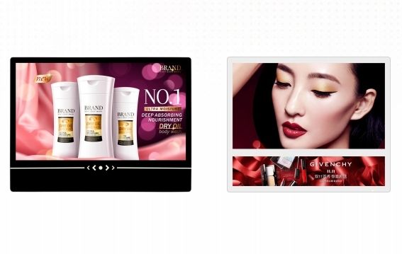 スーパーマーケット空港ホテル用Android/Windows OS壁掛けタッチスクリーン付きデジタル広告モニター