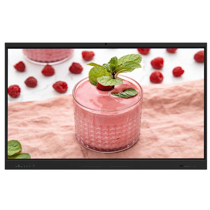 75インチLCDスマートボード、4K解像度、インタラクティブフラットパネルディスプレイ用50タッチポイント