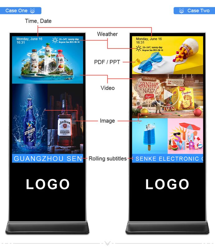 応答時間 10ms デジタルサイネージ Android 3288プロセッサー搭載 コンテンツスケジューリングとリモート管理が可能