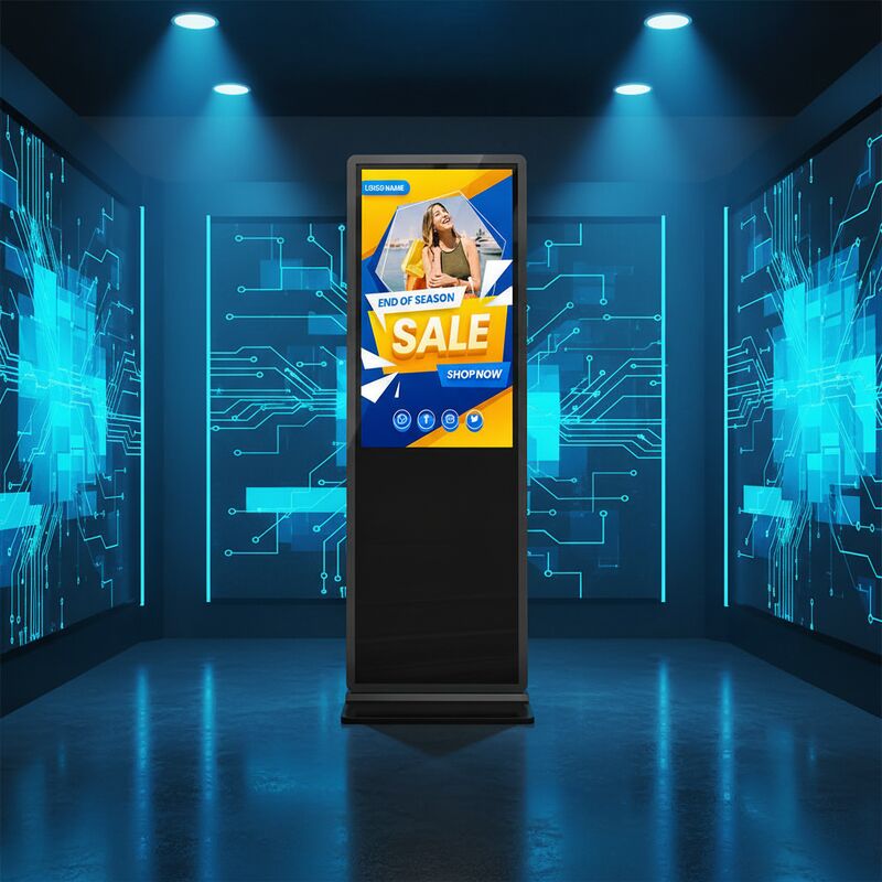 インターネットGPRS対応のデジタルサイネージ,8GメモリとクラウドベースのCMSでコンテンツ管理とインタラクティブなディスプレイを提供