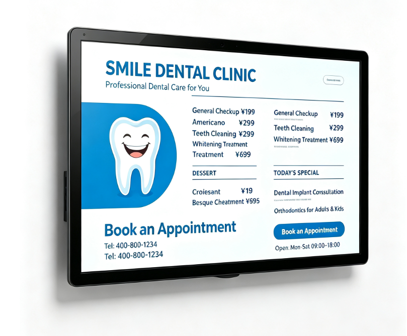 壁型 32 43 49 55 65 インチ スマートタッチスクリーンモニター メディアプレーヤー USB HDMI ポート イベント用