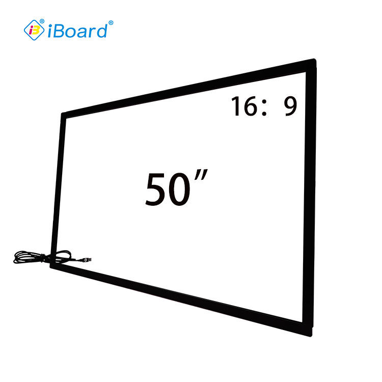 IBoard 32" 43" 50" 55" 65" 75" 赤外線 多タッチ オーバーレイ フレーム USB 接続 触覚画面 モニター テレビ デジタル シグネージ