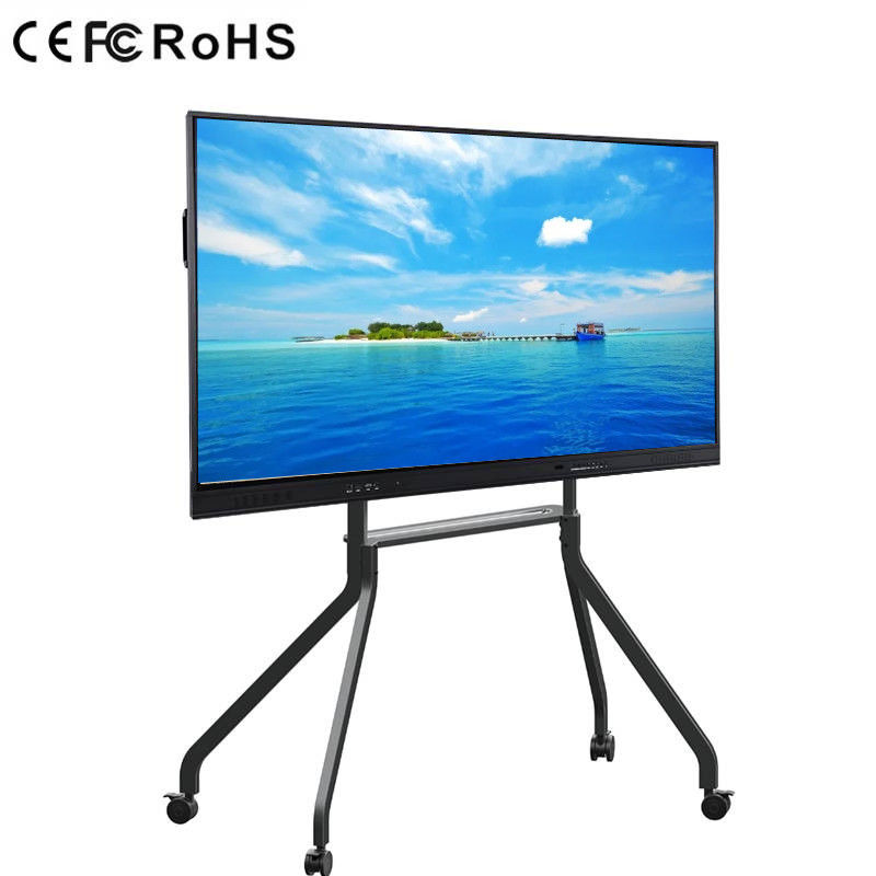 UHD 4K インタラクティブタッチスクリーンモニターゼロギャップ ガラス スマートテレビ ホワイトボード
