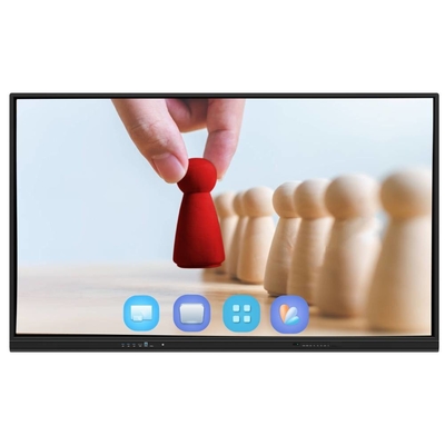 Android 13 IR インタラクティブなホワイトボード フィンガータッチ 65 75 86 インチ 4K スマートパネル Wi-Fi付き RJ45 ワイヤレス パッド/電話/ラップトップから学校オフィスミーティングで共有
