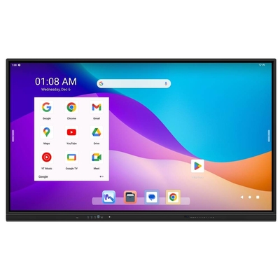 Android 13 EDLA認定 インタラクティブフラットパネル 40 IRタッチテレビモニター 65 75 86 インチ ワイヤレス注釈ホワイトボード