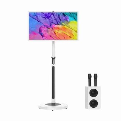 ポータブル スマートタッチスクリーン 32インチ モバイル LCD 13MP カメラ内蔵 Android 14 8+128G for KTV Home Bar