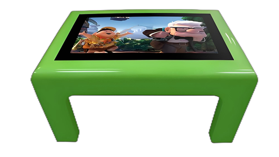 現代のデザイン 32インチ容量タッチテーブル 350cd/m2 USBポート 子供のためのゲーム プレイヤー Android またはWinで学校教育