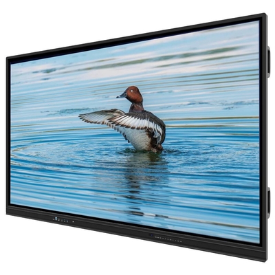 LCD スマートボード Windows OS 10 または 11 Pro アクティベーション オプション 4K UHD 3840*2160 解像度 AC 110-240V 電圧 TF OPS スロット 教室での学校学習