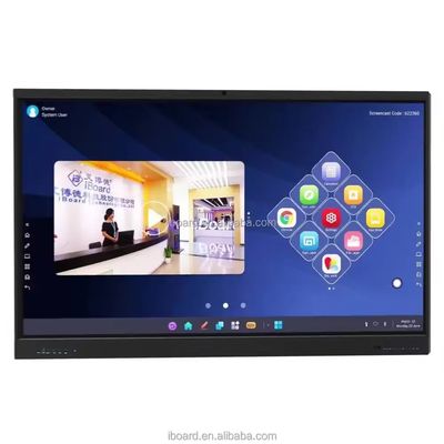 IBoard 4K 75インチ スマートホワイトボード LCD インタラクティブなタッチディスプレイ 教学・会議 インタラクティブなフラットパネル