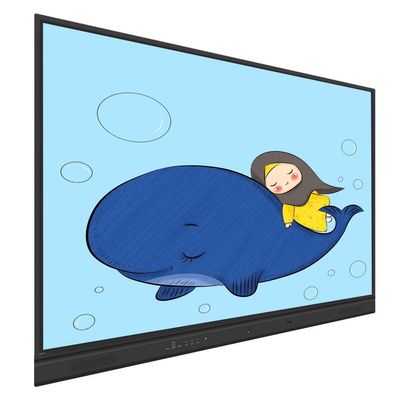 16:9 4000:1 Ratio Infrared Interactive Whiteboard 20 Touch Points Finger/Objects Touch Method for Business Meetings Online Education With Software
