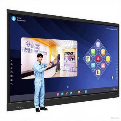 工場価格 4k 85 インチタッチスクリーン 多言語ソフトウェア Lcd スマートボード Android 学校用インタラクティブなボード