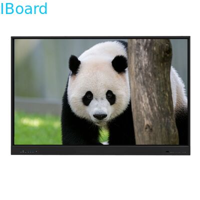 75インチインタラクティブなタッチスクリーンモニター 20/40タッチポイントと赤外線タッチで学校教育とオフィスミーティング