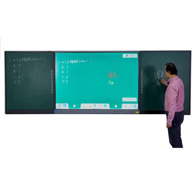 75 86インチ 4K 教育機器 タッチスクリーン 最高のスマートボード 相互接続 LCD スマートボード